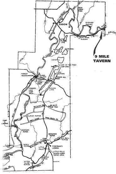 Flambeau River Map